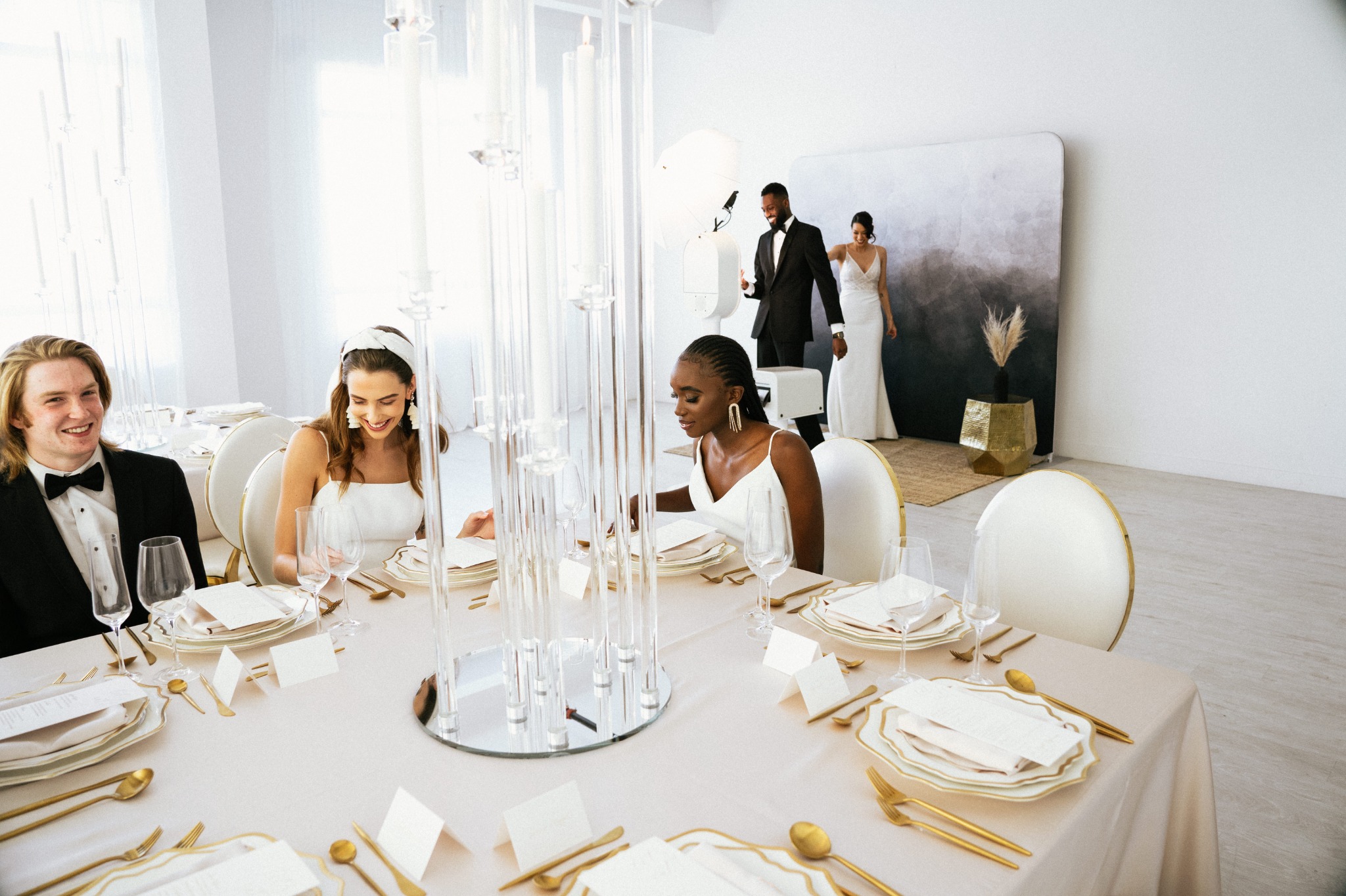 Refined event dinner setting
