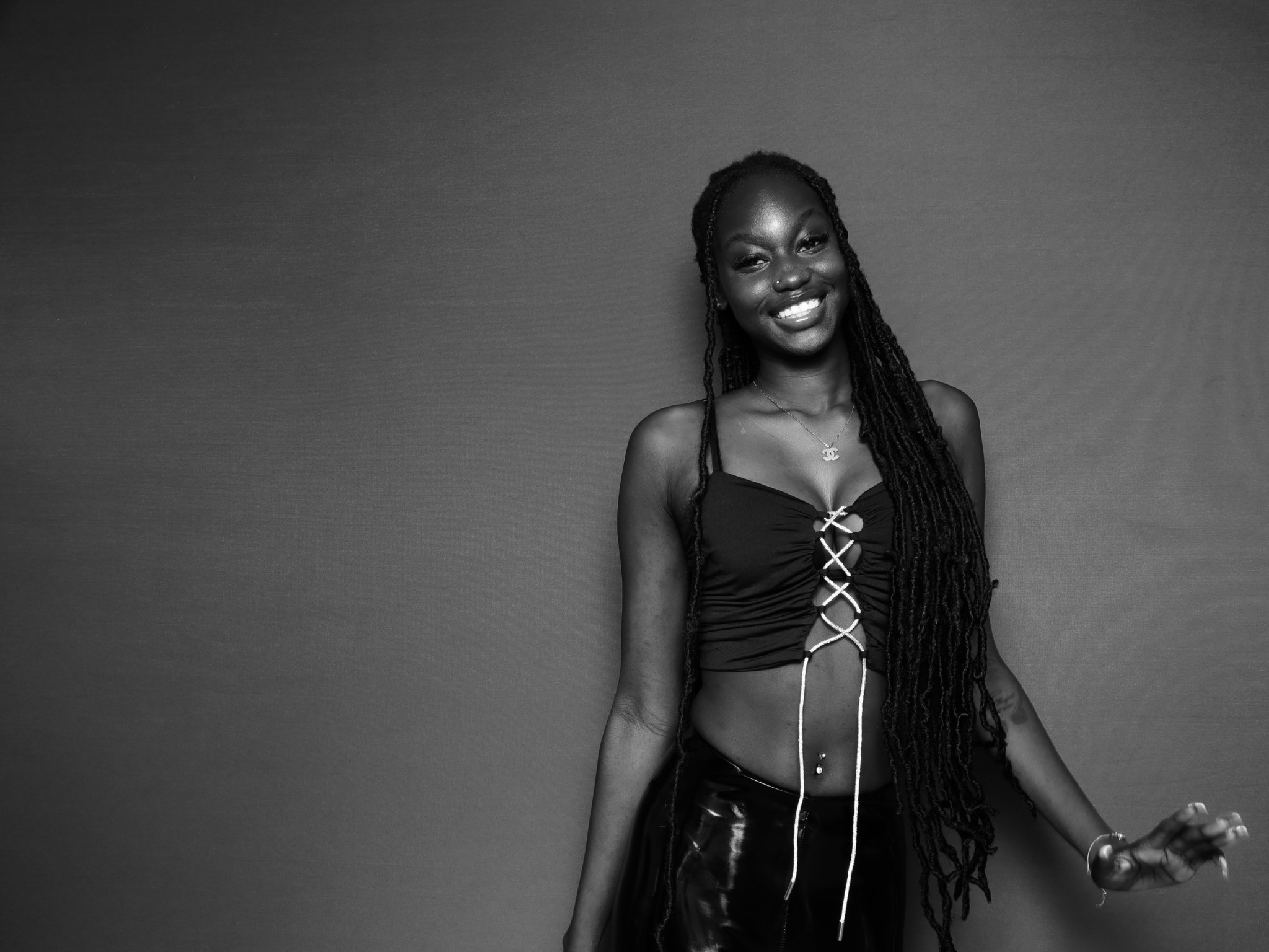 Glamorous black and white event portrait by Photo by KPTZ